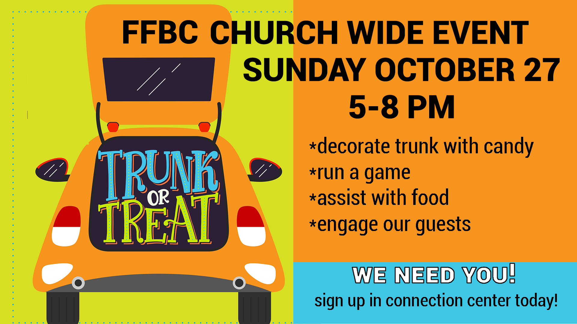 Trunk or Treat at Fee Fee