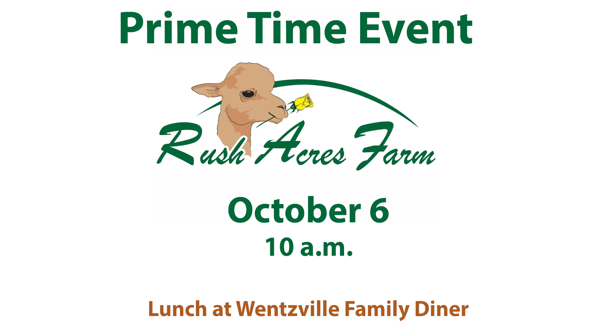 Rush Acres Farm and Wentzville Diner - Fee Fee Prime Timers