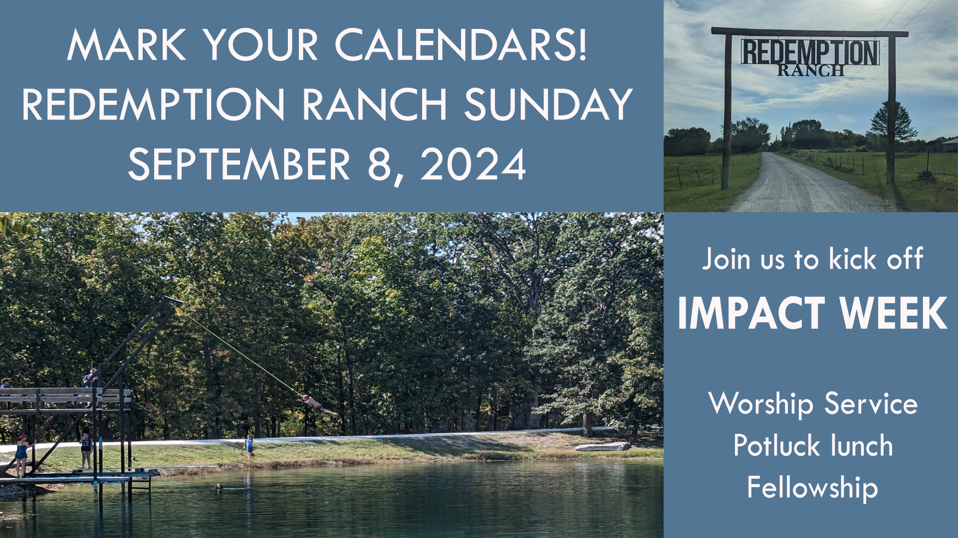 September 8th - Redemption Ranch