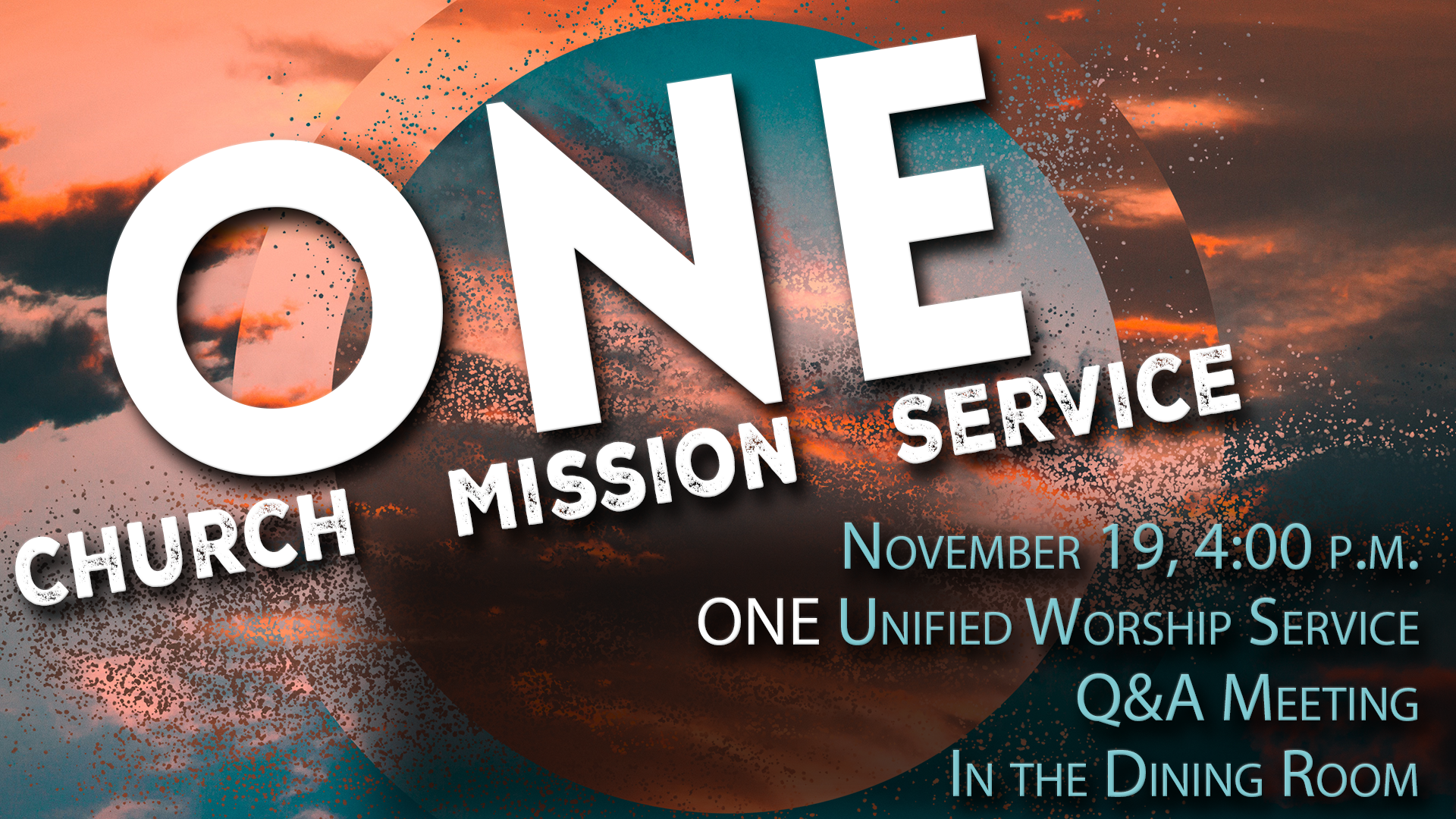 Single Service Q&A meeting on November 19th - Fee Fee Baptist Church