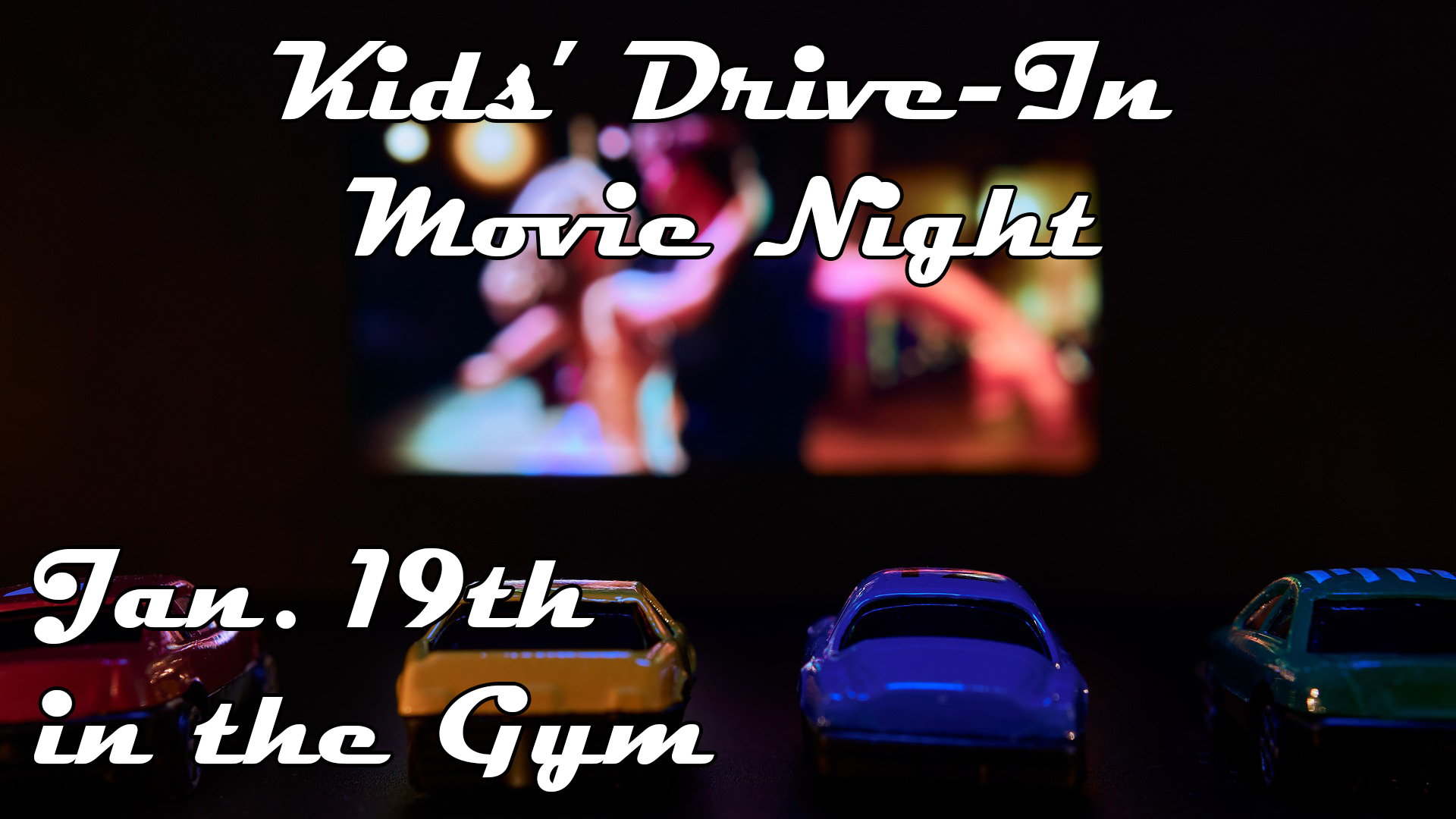 Fee Fee Baptist Church is having a kids drive in movie night on January 19